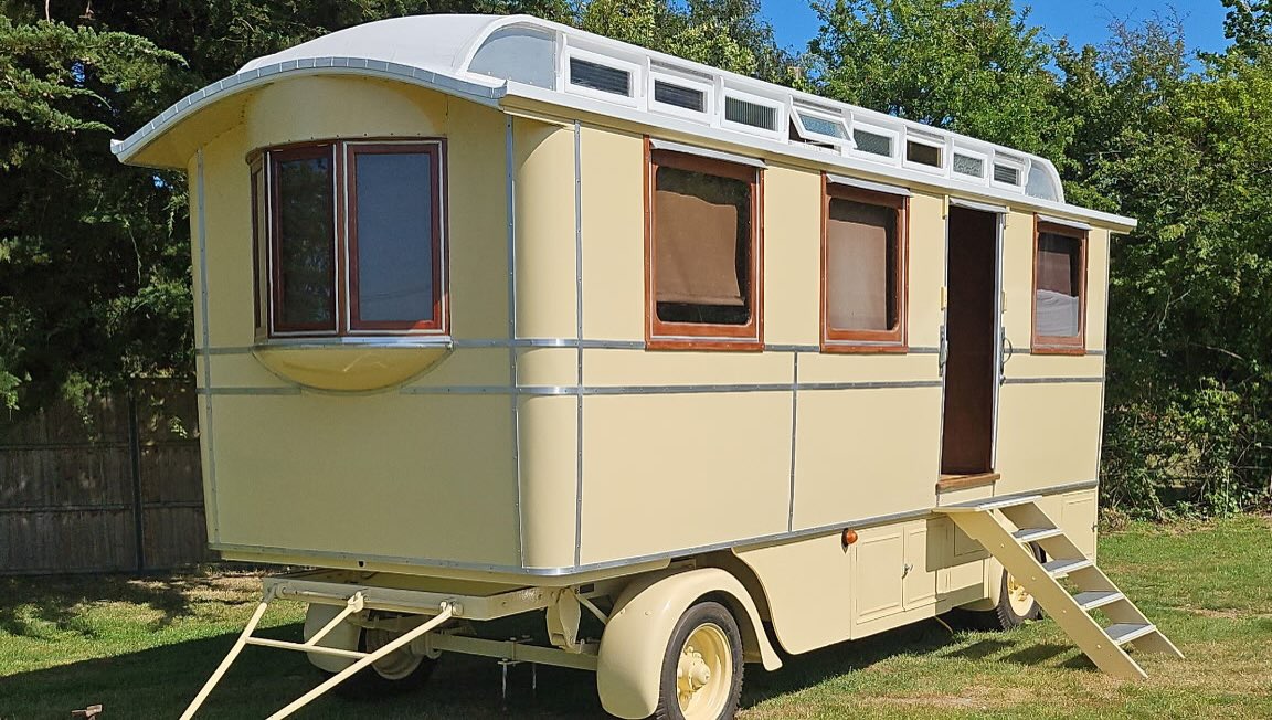 White EVALON<sup>&reg;</sup> on caravan